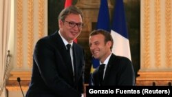Emmanuel Macron Aleksandar Vučić