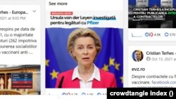 Mesajele anitvaccinare ale lui Cristian Terheș au crescut în intensitate începând din luna septembrie 2021.
