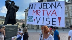 Protest u Novom Sadu protiv nasilja nad ženama, avgust 2023.