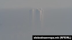 Аерозагадување во Скопје (фотоархива)