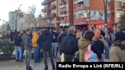 Protest privrednika sa severa Kosova zbog zabrane uvoza robe iz Srbije, 25. decembar 2023.