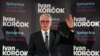 Иван Корчок на прес-конференција во Братислава по првиот круг од претседателските избори, Словачка, 23 март 2024 година.