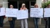 Protest in support of the arrested former special prosecutor Milivoj Katnic, Podgorica, Montenegro