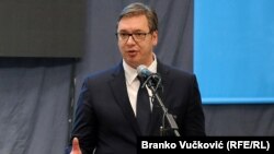 Српскиот претседател Александар Вучиќ 