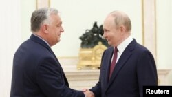 Средба на Виктор Орбан и Владимир Путин