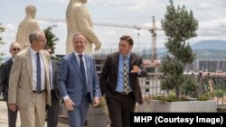 Министерот за надворешни работи Бујар Османи со шефовите на мисиите на ОБСЕ во Северна Македонија, Србија и Косово, 2 јули 2023