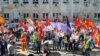 Протест на здравствените работници пред Министерството за здравство, 8 април 2024 година