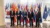Министрите за надворешни работи Александар Шаленберг, Јан Липавски, Мирослав Влаховски и Бујар Османи и амбасадорот Дејвид Гир во Скопје, 13 јули 2023 година