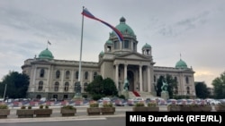 Zgrada Skupštine Srbije, juli 2023.