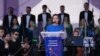 Maia Sandu ține un discurs în fața mulțimii la Adunarea „Moldova Europeană” din PMAN la 21 mai 2023.