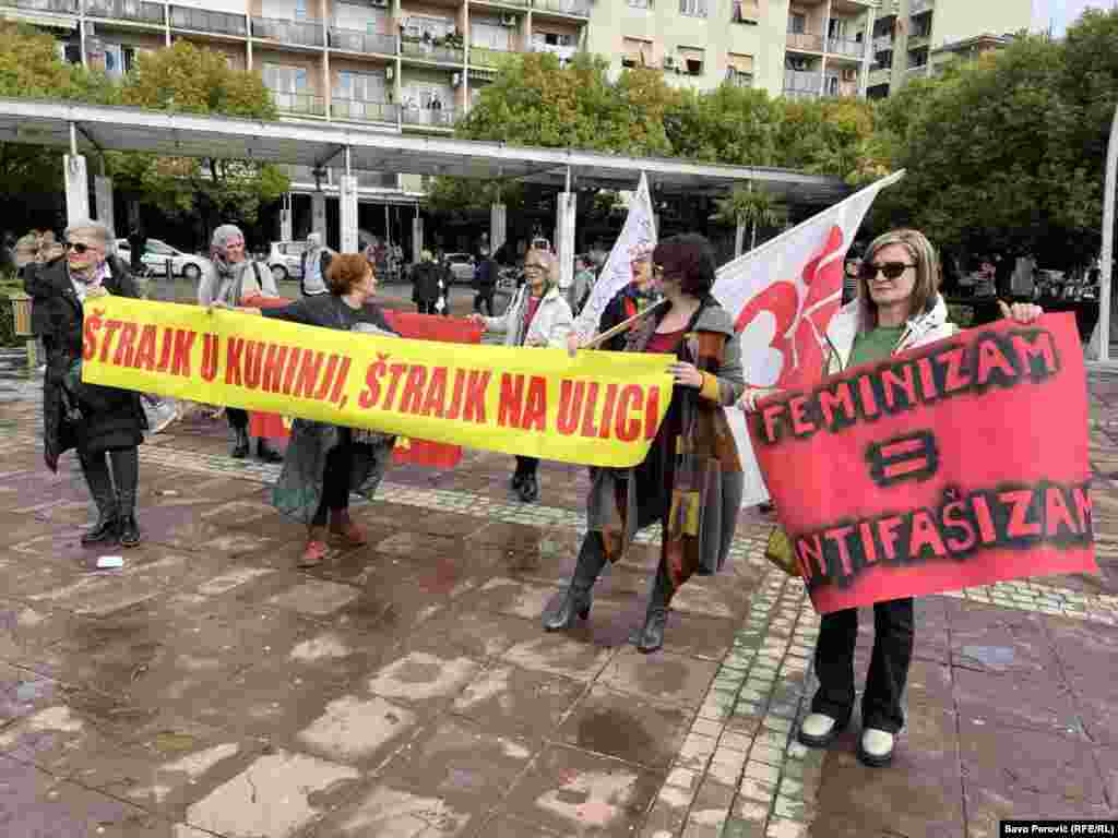 Organizatori Osmomartovskog marša u Podgorici su pozvali na otpor vladavini nasilja, nekulture i neznanja 