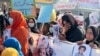 بلوڅانو د نومبر میاشتې راهیسې له تربته احتجاج پیل کړی دی ـ د ډېسېمبر ۲۰مې انځور.