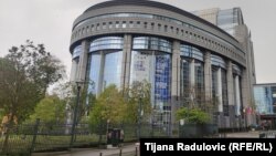 Belgia – Clădirea Parlamentului European din Bruxelles (Bruxelles), 24 aprilie 2024.