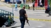 Policija na ulicama Gradačca, Bosna i Hercegovina, 11. avgusta 2023.