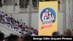 Eveniment de lansare a candidaţilor AUR la alegerile europarlamentare. Arenele Romane din București, 22 iulie 2023