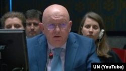 Nebenzja u obraćanju Vijeću sigurnosti UN-a, New York, 30. aprila 2024.