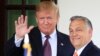 Поранешниот американски претседател Доналд Трамп и унгарскиот премиер Виктор Орбан