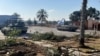 Izraelski tenkovi na palestinskoj strani graničnog prelaza Rafah prema Egiptu, 7. maja 2024.