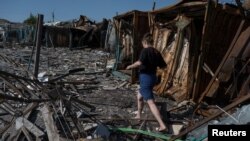 Орусия менен чектеш Вовчанск кыштагы. Украина, 4-июнь, 2023-жыл