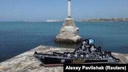 კრეისერ "მოსკვას" ხსოვნის აქცია, სევასტოპოლი.
