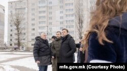 Архивска фотографија, посета на Украина на македонскиот министер за надворешни работи Бујар Османи како претседавач на ОБСЕ јануари 2023 година