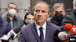 Павле Трајанов, претседател на Демократски сојуз.