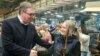 Vučić tokom posete Priboju, u fabrici Flex Academy