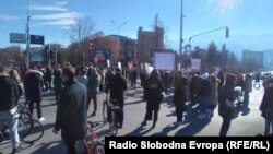 Скопје- На 30 јануари под мотото „Стоп за сообраќајното насилство“ се одржа мирен протест