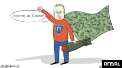 Політична карикатура Євгенії Олійник
