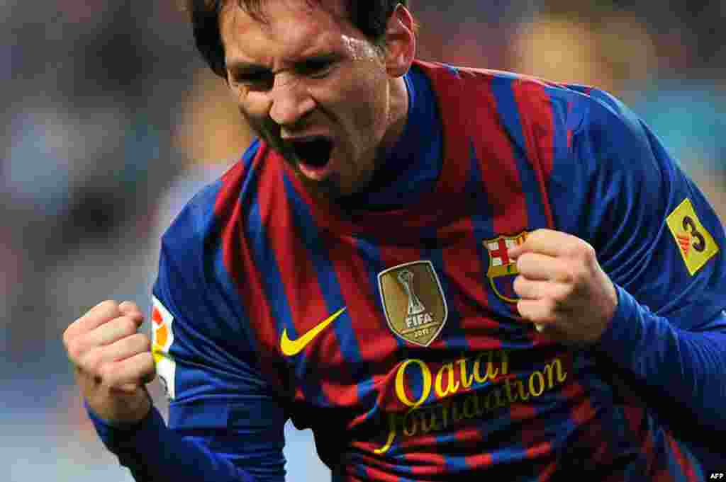 Lionel Messi, igrač Barcelone, do 13. decembra postigao je 88 golova u 2012. Foto: AFP / Jorge Guerrero
