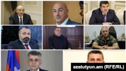 Բաքվում դատվող Արցախի նախկին ղեկավարները՝ Բակո Սահակյան, Արկադի Ղուկասյան, Արայիկ Հարությունյան, Դավիթ Բաբայան, Ռուբեն Վարդանյան, Լևոն Մնացականյան, Դավիթ Իշխանյան, Դավիթ Մանուկյան