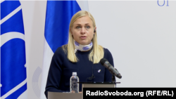 Finnish Foreign Minister Elina Valtonen is currently the OSCE chairperson-in-office as her country has took over the organization's chair at the start of the year. (file photo)