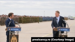 Klaus Iohannis a lăudat implicarea României în exportul grâului din Ucraina chiar în prezența președintelui Franței, Emmanuel Macron