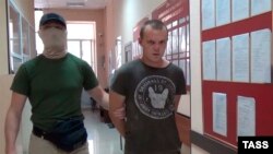 Затриманий ФСБ РФ Геннадій Лимешко. Скриншот із відео/ЦГЗ ФСБ Росії/ТАСС