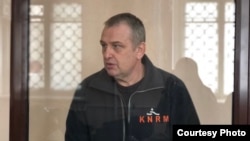 Владислав Єсипенко на черговому засіданні суду в Сімферополі, вересень 2021 року