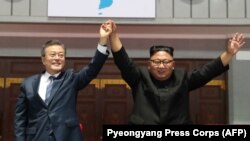 Lideri dvije Koreje u Pjongjangu, 19. septembar 2018.