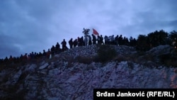 Sa barikada na Belvederu, Cetinje 5. septembar 2021.