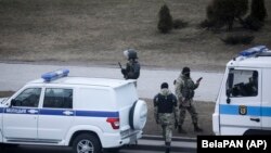 Полиција на Белорусија. Илустрација.