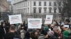 Протест во Сараево против благите казни за семејно насилство и фемицид