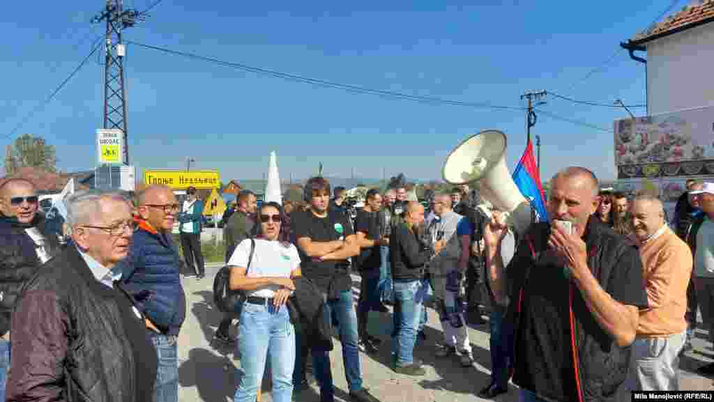 "Ovo je samo uvertira u blokade koje treba da se dese širom Srbije", rekao je Zlatko Kokanović iz organizacije "Ne damo Jadar", koji je deo SEOS-a, Brezjak, 19. oktobar 2024.