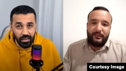 Туркменские блогеры Алишер Сахатов и Абдулла Орусов. Фото: turkmen.news