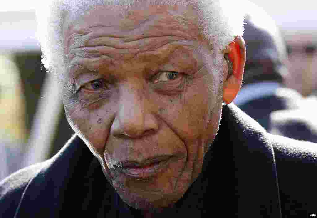 Nelson Mandela, Sandton, 17. juni 2010.
