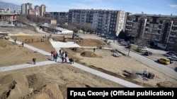 Се гради нова зелена површина на местото на дивата депонија кај Железничка станица Скопје