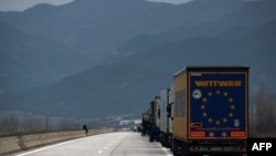Intrarea în Grecia prin vama Kulata-Promachonas 