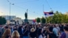 Komemorativni skup za 16 poginulih u Novom Sadu, Beograd, Srbija, 1. avgust 2025. 