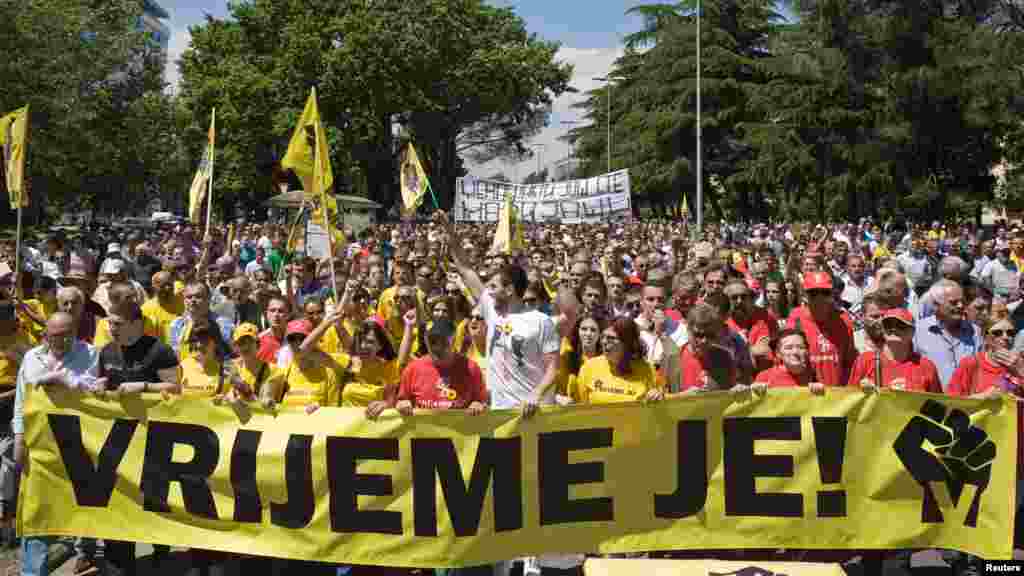 Crna Gora - Protesti u Podgorici, 5. maj 2012.