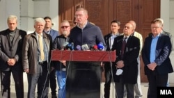 Лидерот на опозициската ВМРО-ДПМНЕ Христијан Мицкоски