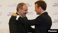 Հայաստանի վարչապետ Նիկոլ Փաշինյան և Ֆրանսիայի նախագահ Էմանյուել Մակրոն, արխիվ