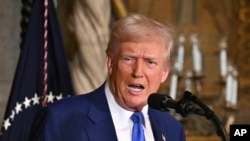 Predsednik SAD Donald Tramp, 18. februar 2025.