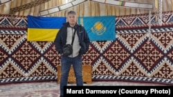 Marat Darmenov la Novovolinsk, în ianuarie 2025.